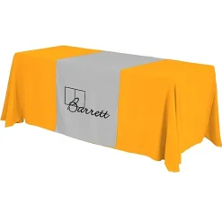 Serged 6-foot Closed-Back Table Throw and Runner Kit - 24 hr