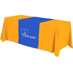 Serged 6-foot Closed-Back Table Throw and Runner Kit - 24 hr