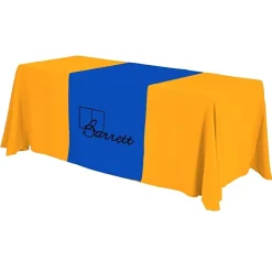 Serged 6-foot Closed-Back Table Throw and Runner Kit - 24 hr