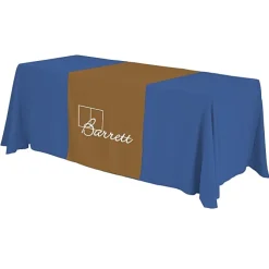 Serged 6-foot Closed-Back Table Throw and Runner Kit - 24 hr