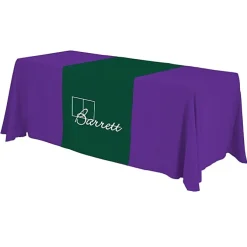 Serged 6-foot Closed-Back Table Throw and Runner Kit - 24 hr