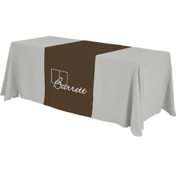 Serged 6-foot Closed-Back Table Throw and Runner Kit - 24 hr