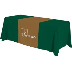 Serged 6-foot Closed-Back Table Throw and Runner Kit - 24 hr