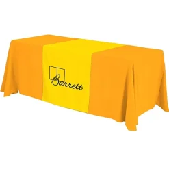 Serged 6-foot Closed-Back Table Throw and Runner Kit - 24 hr