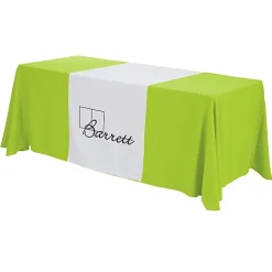 Serged 6-foot Closed-Back Table Throw and Runner Kit - 24 hr