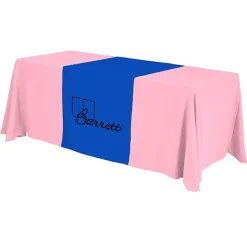 Serged 6-foot Closed-Back Table Throw and Runner Kit - 24 hr