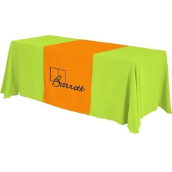 Serged 6-foot Closed-Back Table Throw and Runner Kit - 24 hr