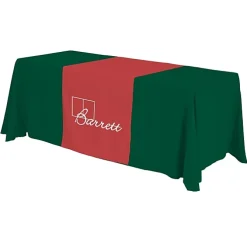 Serged 6-foot Closed-Back Table Throw and Runner Kit - 24 hr