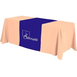 Serged 6-foot Closed-Back Table Throw and Runner Kit - 24 hr