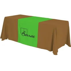 Serged 6-foot Closed-Back Table Throw and Runner Kit - 24 hr