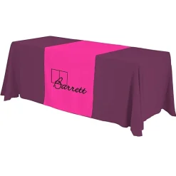 Serged 6-foot Closed-Back Table Throw and Runner Kit - 24 hr