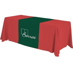 Serged 6-foot Closed-Back Table Throw and Runner Kit - 24 hr