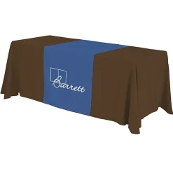 Serged 6-foot Closed-Back Table Throw and Runner Kit - 24 hr