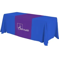 Serged 6-foot Closed-Back Table Throw and Runner Kit - 24 hr