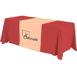 Serged 6-foot Closed-Back Table Throw and Runner Kit - 24 hr