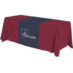 Serged 6-foot Closed-Back Table Throw and Runner Kit - 24 hr