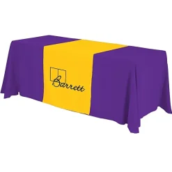 Serged 6-foot Closed-Back Table Throw and Runner Kit - 24 hr