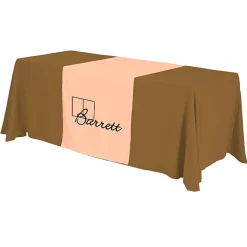 Serged 6-foot Closed-Back Table Throw and Runner Kit - 24 hr