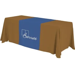 Serged 6-foot Closed-Back Table Throw and Runner Kit - 24 hr