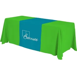 Serged 6-foot Closed-Back Table Throw and Runner Kit - 24 hr