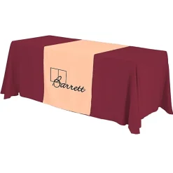Serged 6-foot Closed-Back Table Throw and Runner Kit - 24 hr