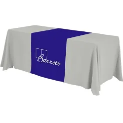 Serged 6-foot Closed-Back Table Throw and Runner Kit - 24 hr