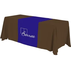 Serged 6-foot Closed-Back Table Throw and Runner Kit - 24 hr