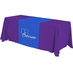 Serged 6-foot Closed-Back Table Throw and Runner Kit - 24 hr