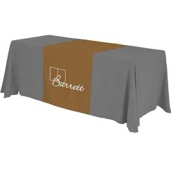 Serged 6-foot Closed-Back Table Throw and Runner Kit - 24 hr