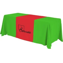 Serged 6-foot Closed-Back Table Throw and Runner Kit - 24 hr