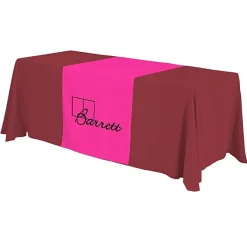 Serged 6-foot Closed-Back Table Throw and Runner Kit - 24 hr