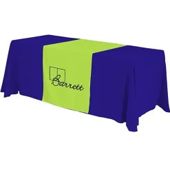 Serged 6-foot Closed-Back Table Throw and Runner Kit - 24 hr