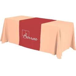 Serged 6-foot Closed-Back Table Throw and Runner Kit - 24 hr