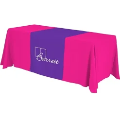 Serged 6-foot Closed-Back Table Throw and Runner Kit - 24 hr