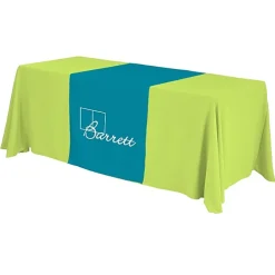 Serged 6-foot Closed-Back Table Throw and Runner Kit - 24 hr