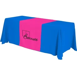 Serged 6-foot Closed-Back Table Throw and Runner Kit - 24 hr