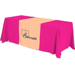 Serged 6-foot Closed-Back Table Throw and Runner Kit - 24 hr