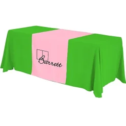 Serged 6-foot Closed-Back Table Throw and Runner Kit - 24 hr