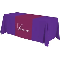 Serged 6-foot Closed-Back Table Throw and Runner Kit - 24 hr