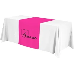 Serged 6-foot Closed-Back Table Throw and Runner Kit - 24 hr