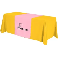 Serged 6-foot Closed-Back Table Throw and Runner Kit - 24 hr