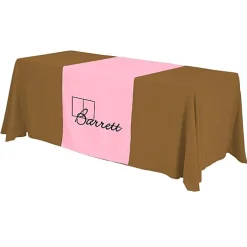 Serged 6-foot Closed-Back Table Throw and Runner Kit - 24 hr