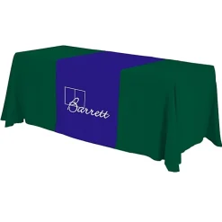 Serged 6-foot Closed-Back Table Throw and Runner Kit - 24 hr