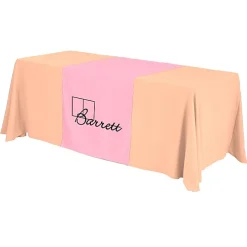 Serged 6-foot Closed-Back Table Throw and Runner Kit - 24 hr