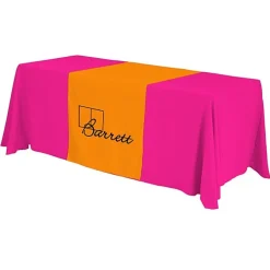 Serged 6-foot Closed-Back Table Throw and Runner Kit - 24 hr