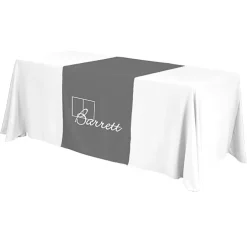 Serged 6-foot Closed-Back Table Throw and Runner Kit - 24 hr