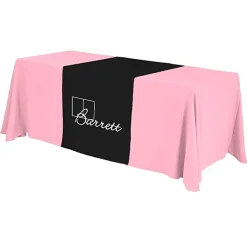 Serged 6-foot Closed-Back Table Throw and Runner Kit - 24 hr