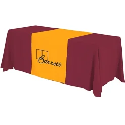 Serged 6-foot Closed-Back Table Throw and Runner Kit - 24 hr
