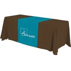 Serged 6-foot Closed-Back Table Throw and Runner Kit - 24 hr