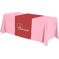Serged 6-foot Closed-Back Table Throw and Runner Kit - 24 hr